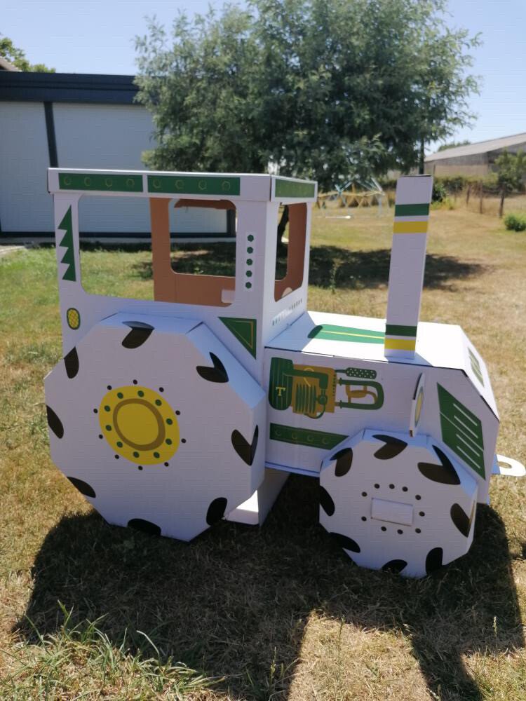 Tracteurrr - tracteur en carton à construire et à décorer – Image 7