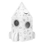 Fusée Remarquable - fusée en carton à construire et à décorer