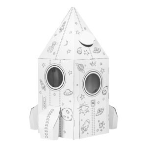Fusée Remarquable - fusée en carton à construire et à décorer