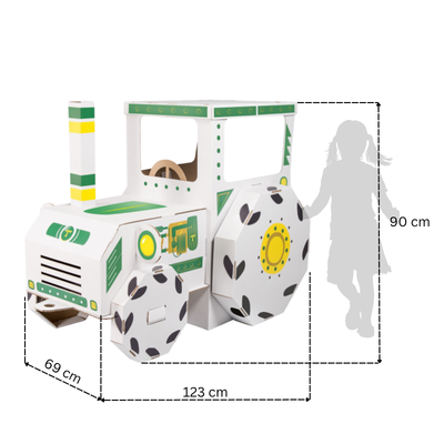 Tracteurrr - tracteur en carton à construire et à décorer – Image 2