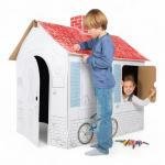 Maisonnette de rêve - maison en carton à construire et à décorer