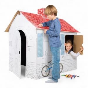 Maisonnette de rêve - maison en carton à construire et à décorer