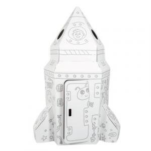 Fusée Cosmique - fusée en carton à construire et à décorer